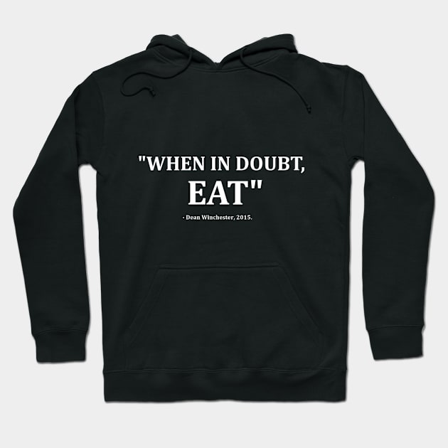 Dean and Food Hoodie by Winchestered